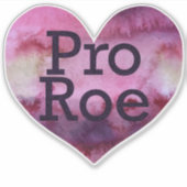 Sticker Pro Roe Purple Aquarelle Coeur (Devant)