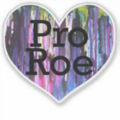 Sticker Pro Roe Purple Inks d'alcool Coeur (Devant)