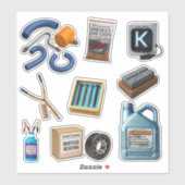 Sticker Product Assortment 2 (Feuille)