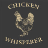 Sticker Producteur de poulet Whisperer (Devant)