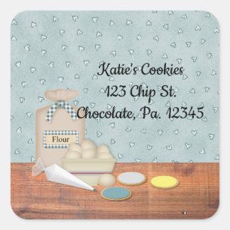Sticker produit Carré Cookies congelés