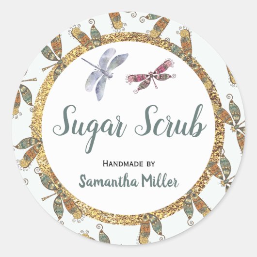 Sticker produit de soins personnels Dragonfly | ÉT (Devant)