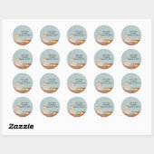 Sticker produit rond Cookies congelés (Feuille)