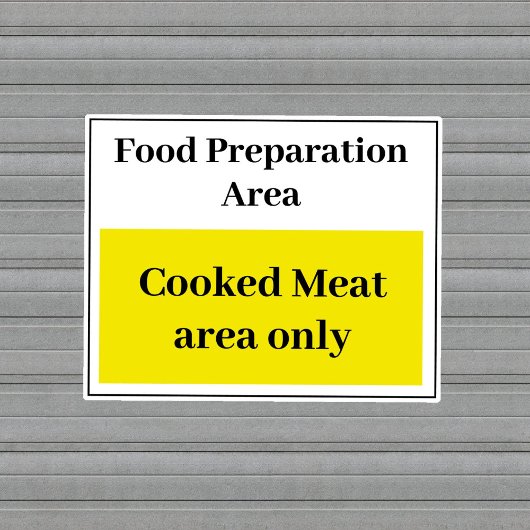 Sticker Produits alimentaires Viande cuite