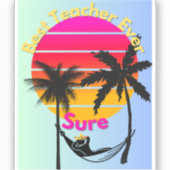 Sticker Professeur de l'année : Bien sûr (Recto)