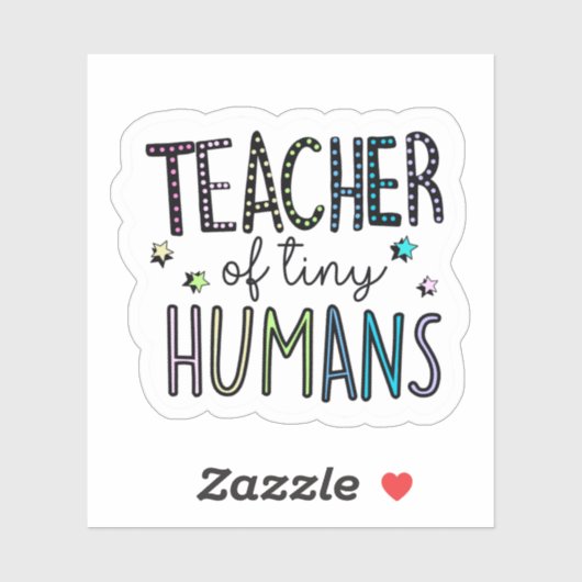 Sticker Professeur de minuscules humains (Feuille)