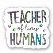 Sticker Professeur de minuscules humains (Devant)