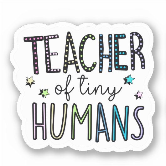 Sticker Professeur de minuscules humains (Devant)