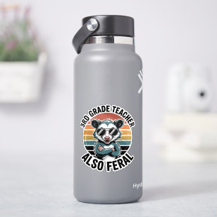 Sticker Professeur de troisième année aussi opossum sauvag