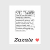 Sticker Professeur de vitesse (Feuille)