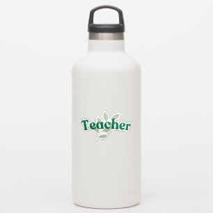 Sticker Professeur Feuille Verte