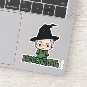 Sticker Professeur McGonagall Cartoon Character Art