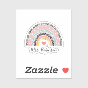 Sticker Professeur Rainbow Custom