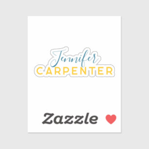 Sticker Professionnel élégant moderne minimaliste simple