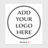 Sticker Professionnel Entreprise Logo Entreprise Ici (Feuille)