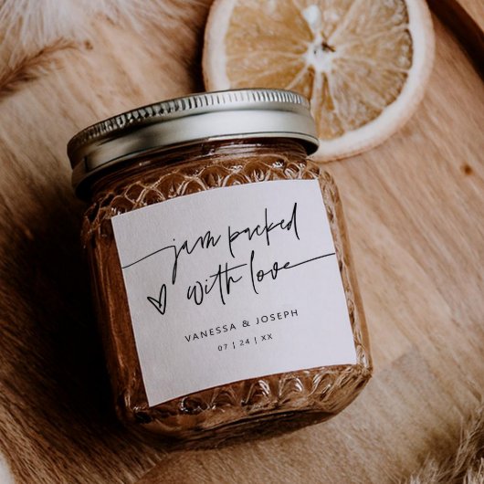 Sticker professionnel Étiquette de produit Jam Fav