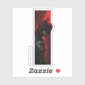Sticker Profil Batman Red Bar (Feuille)