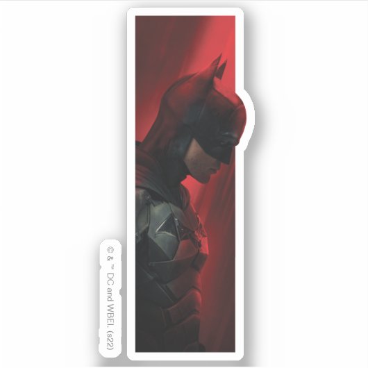 Sticker Profil Batman Red Bar (Devant)