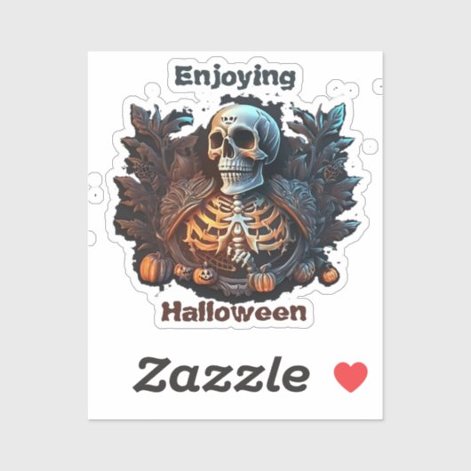 Sticker Profiter d'Halloween  (Feuille)