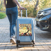 Sticker Profitez de la vie Whimsical Tree amusant (Valise Insitu)