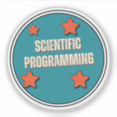 Sticker Programmation Scientifique (Devant)