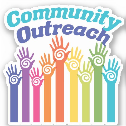 Sticker Programme de services de sensibilisation communaut (Devant)