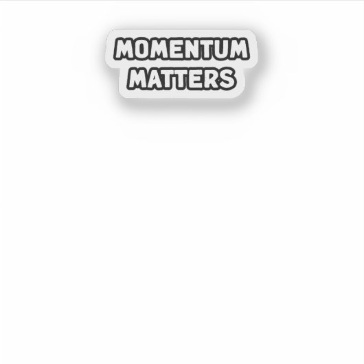 Sticker Progrès accomplis en matière d'accélération (Devant)