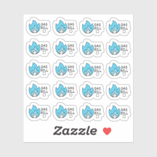 Sticker Projet de loi sur l'utilitaire de gaz Mini Budgéti