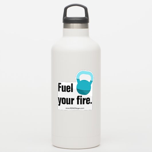 Sticker Promo Coach Kettlebell - www - Fuel Your Fire (Gourde)