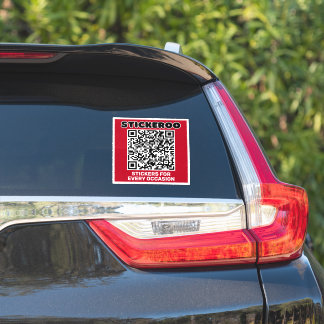 Sticker Promotion commerciale personnalisable Code QR Déca