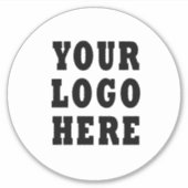 Sticker Promotion du logo commercial personnalisé (Devant)