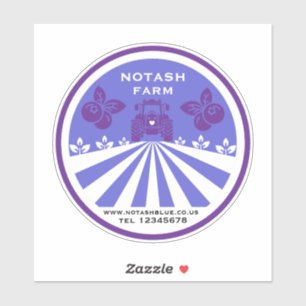 Sticker Promotion U-Pick Blueberry Farm