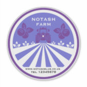 Sticker Promotion U-Pick Blueberry Farm (Devant)