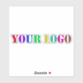 Sticker promotionnel Logo d'entreprise de marque - (Feuille)