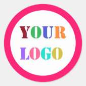 Sticker promotionnel personnalisé du logo de l'ent (Devant)