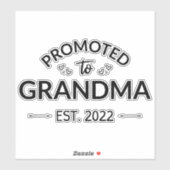 Sticker Promu À Grand-Mère Est. 2022 II (Feuille)