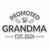 Sticker Promu À Grand-Mère Est. 2024 II (Devant)