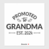 Sticker Promu À Grand-Mère Est. 2024 II (Feuille)