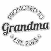 Sticker Promu À Grand-Mère Est. 2025 I (Devant)