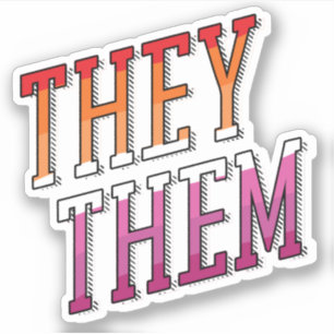 Sticker Pronoms Lesbiennes Ils Elles