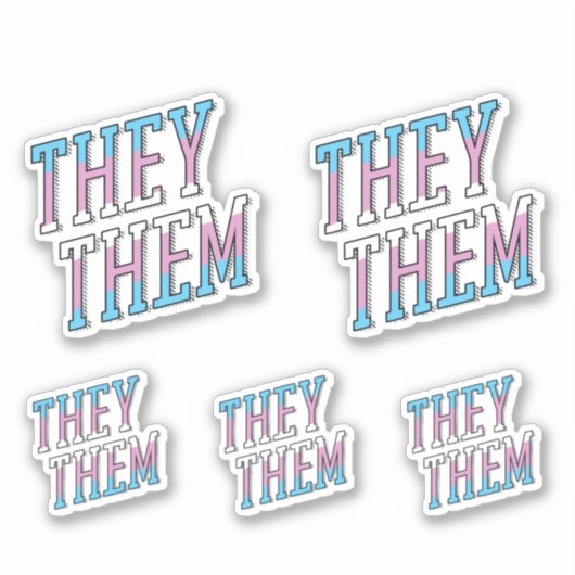 Sticker Pronoms Trans Ils Elles (Devant)