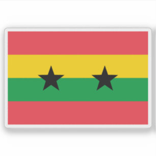 Sticker Proposition de drapeau de São Tomé et Príncipe #5 