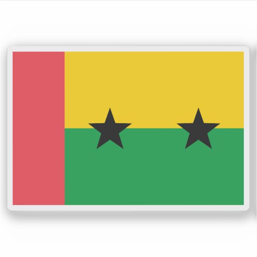 Sticker Proposition de drapeau São Tomé et Príncipe #2 197 (Devant)