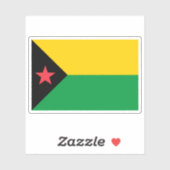 Sticker Proposition de drapeau São Tomé et Príncipe #4 197 (Feuille)