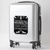 Sticker Propriétaire De Cabine D'Équitation (Sur valise)