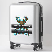 Sticker Propriété de chasse à vendre Société Annonce de vé (Sur valise)