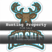 Sticker Propriété de chasse à vendre Société Annonce de vé (Devant)