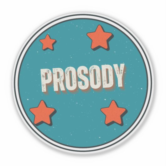 Sticker Prosodie (Devant)