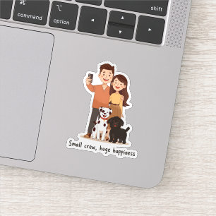 Sticker Prosperity Paws : Le Couple Ultime & L'Abondance p