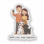 Sticker Prosperity Paws: The Ultimate Couple & Pet Abundan (Devant)